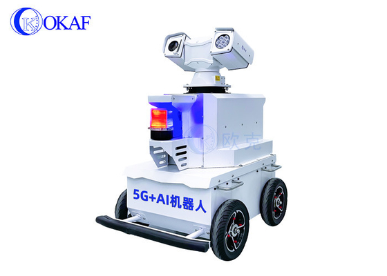 Робот внутреннего и наружного патрулирования 5G ИИ Интеллектуальный робот инспекции безопасности