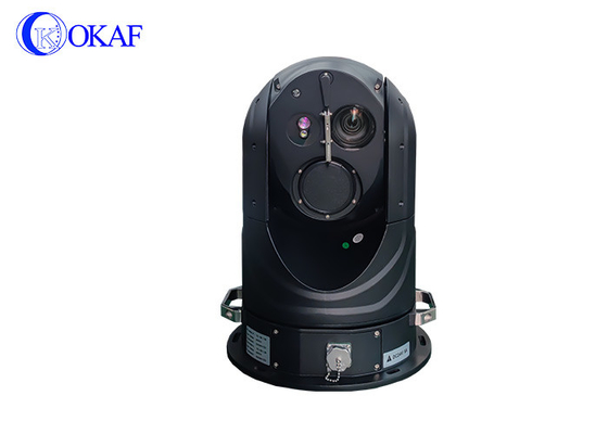 Длинная дальность термокамера CCTV наблюдение PTZ камера неохлажденный детектор 25 ~ 75 мм