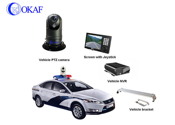 Full HD 1080P Автомобиль / Робот Монтированная CCTV Security Мобильная PTZ Камера