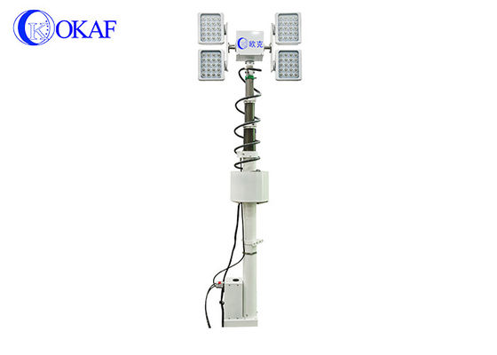 Лампа КРИ рангоута 4*120W RS485 6M мобильная алюминиевая выдвигая