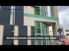 Pneumatic telescopic mast with RS485 control box