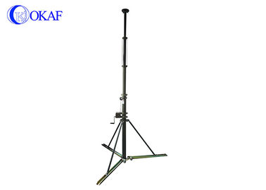 Телескопический столб мачты 5м Кранк-ап коммуникационная башня трипода мачта