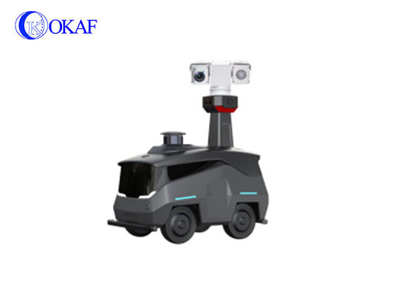 Охранный патруль Автоматическое подзарядка Интеллектуальный робот для большой площади Фабрика школьный охранник