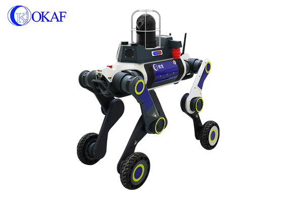 Колесный робот-охранник Собака Autonomos Patrol Четвероногий робот