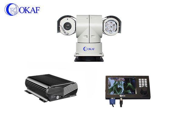 автомобиль инфракрасн IP66 2.0MP 150m установил камеру PTZ с кнюппелем NVR